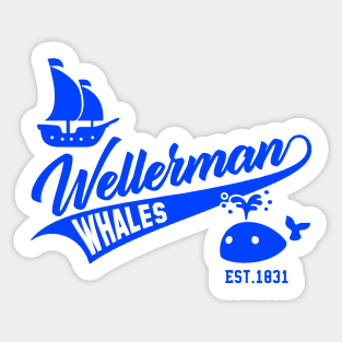 Wellerman Whales Baseball Team Sticker